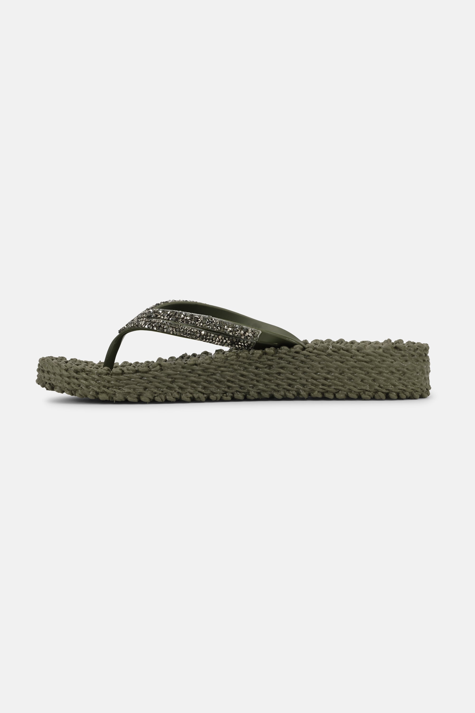 Platform Flip-flops Glitrende Steiner - Army